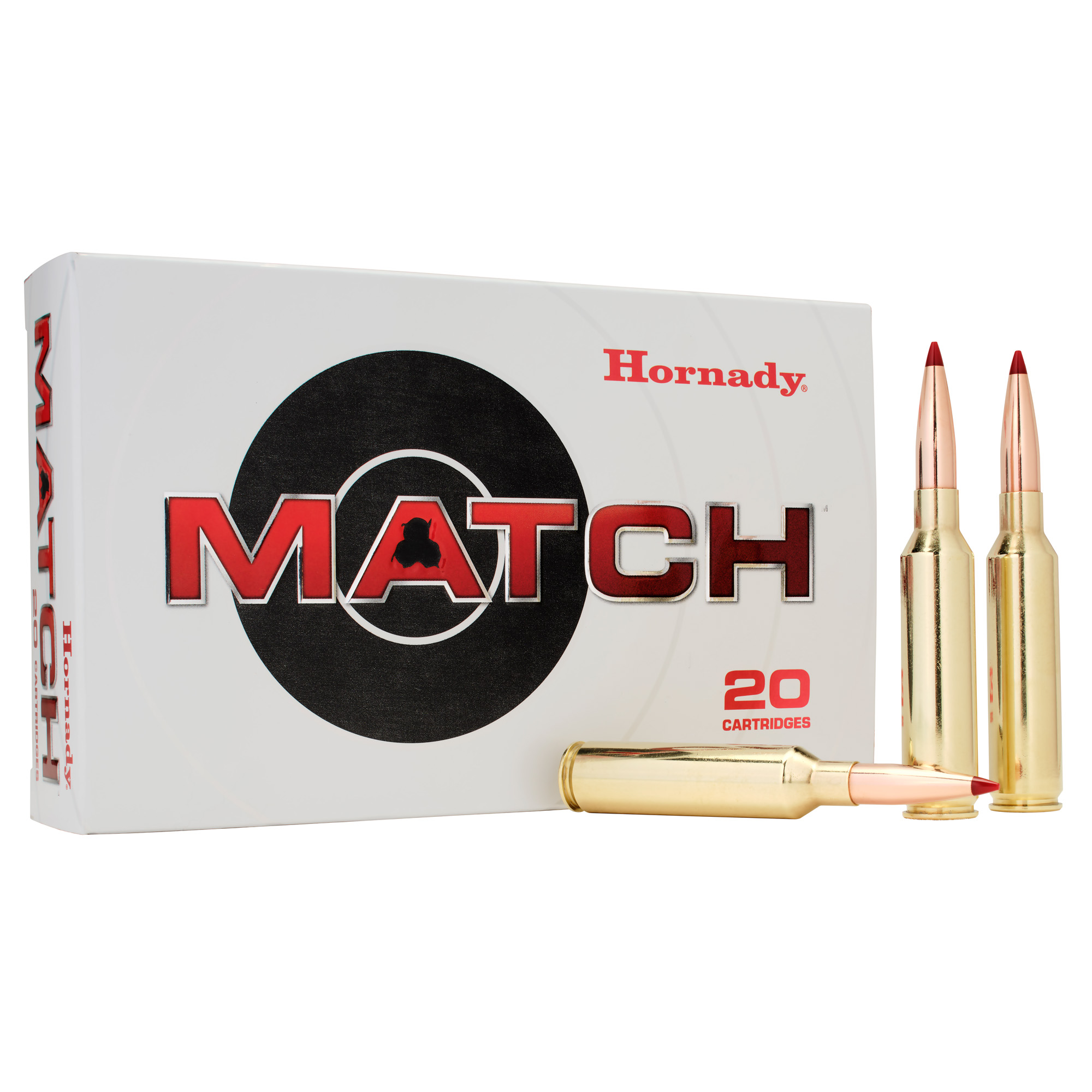 Hornady ELD Match Rifle Ammunition 7mm PRC 180 gr PT 2975 fps 20/ct