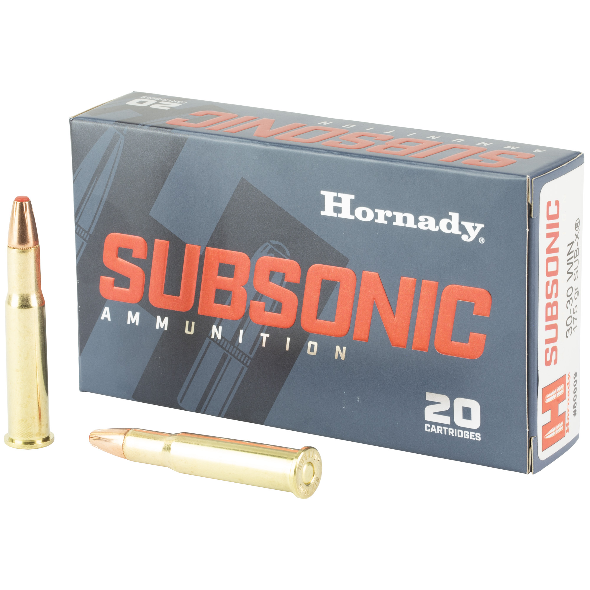 Hornady Sub-X Subsonic Rifle Ammunition .30-30 Win 175 gr