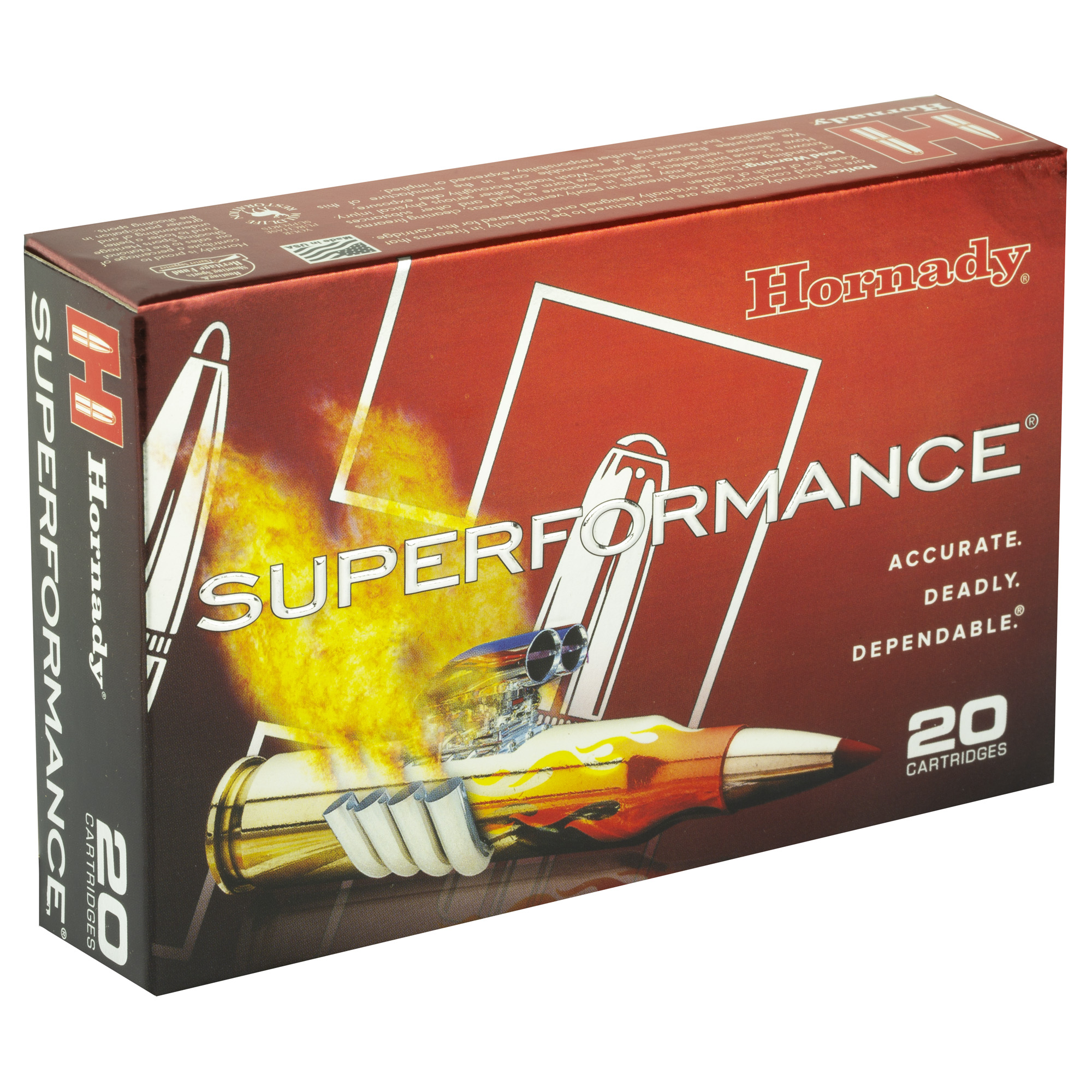 Hornady Superformance Rifle Ammunition .30-06 Sprg 150 gr SST 3080 fps 20/ct Hornady Superformance Rifle Ammunition .30-06 Sprg 150 gr SST 3080 fps 20/ct