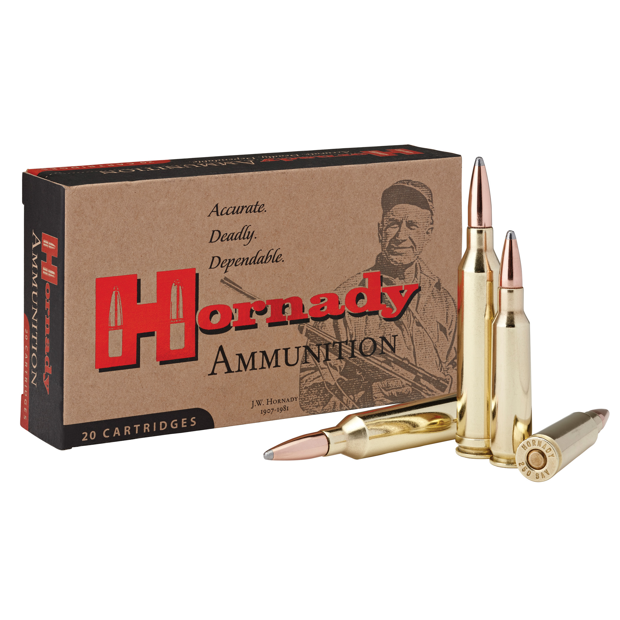 Hornady 250 Savage 100GR Sp Int 20/200 InterLock