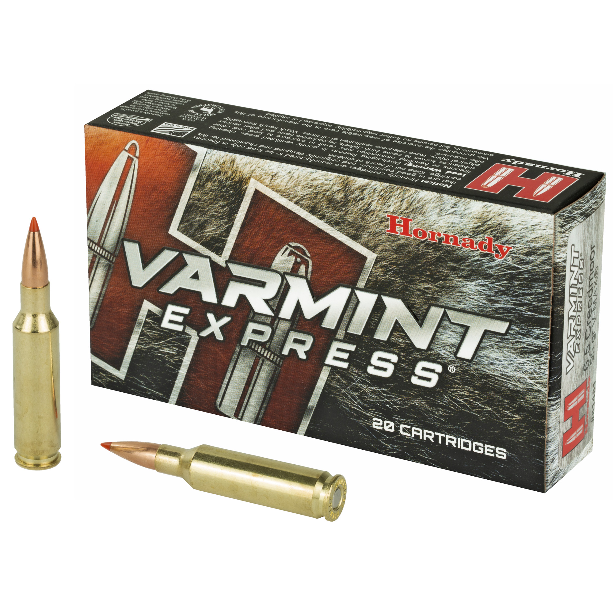 Hornady 6.5CM 95GR Vmax 20/200 V-Max