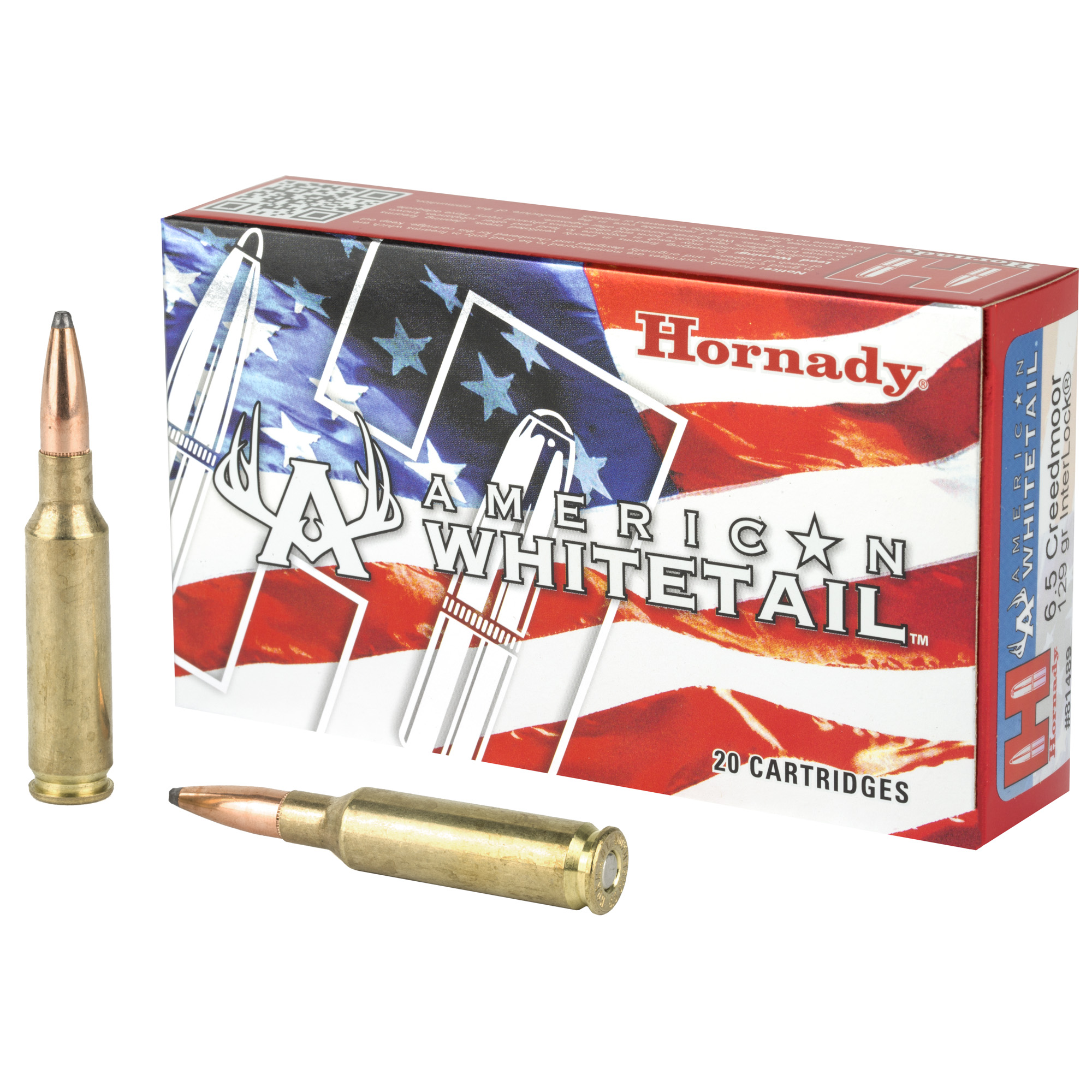 Hornady Aw 6.5CM 129GR Int 20/200 InterLock