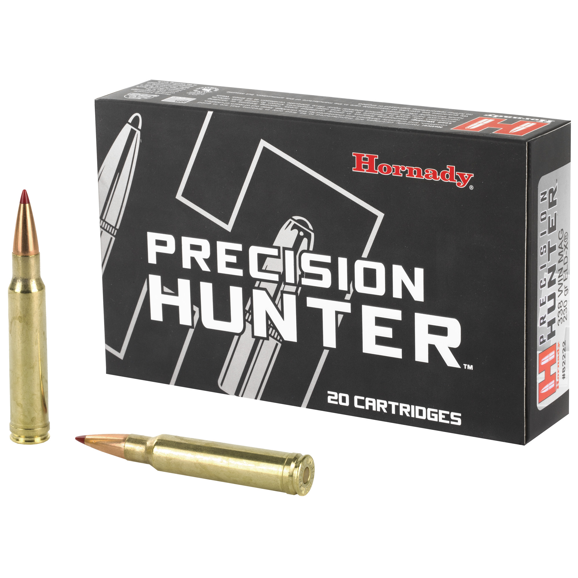Hornady Ph 338 Win 230GR Eld-X 20/200