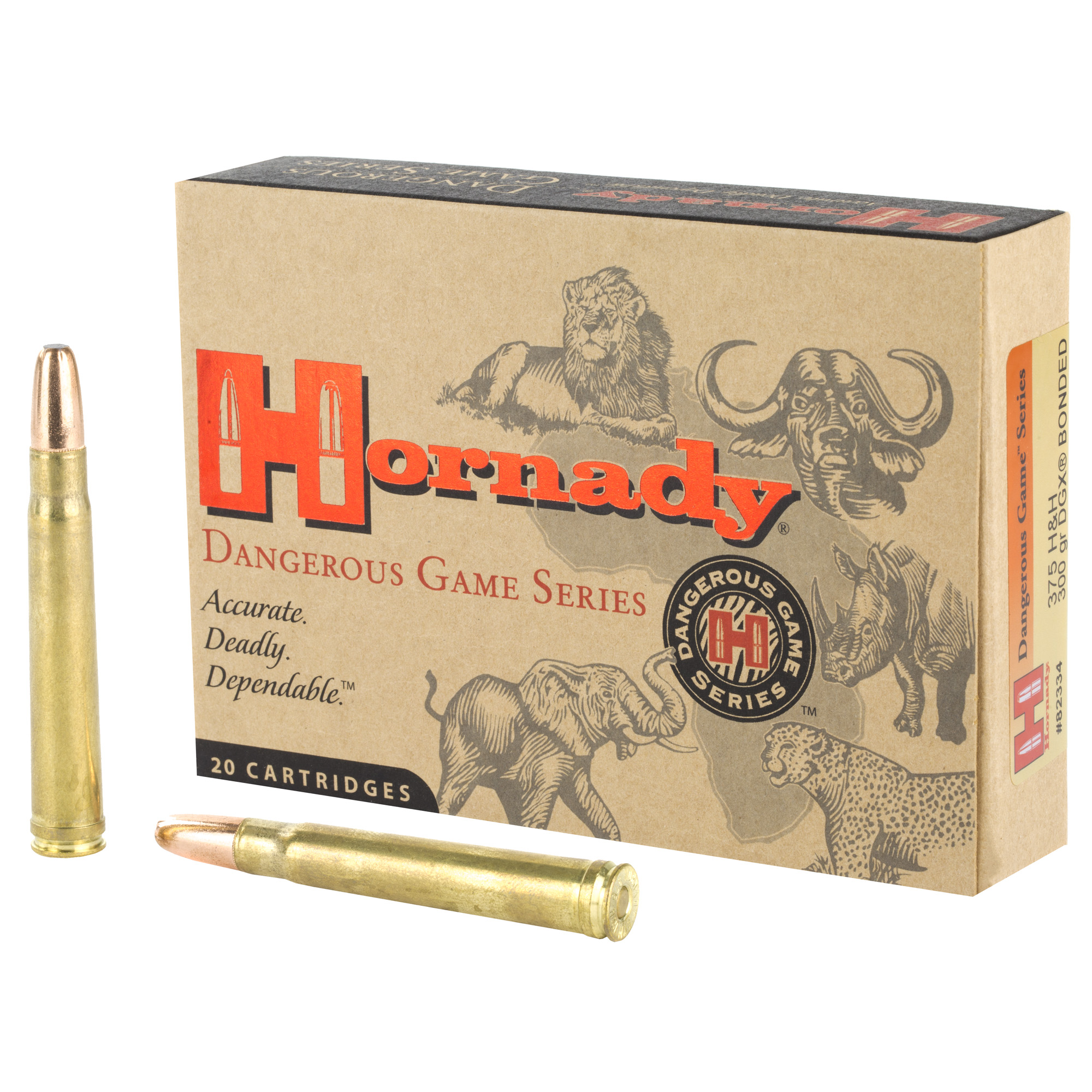 Hornady Dg 375H&H 300GR Dgx Bnd 20/120