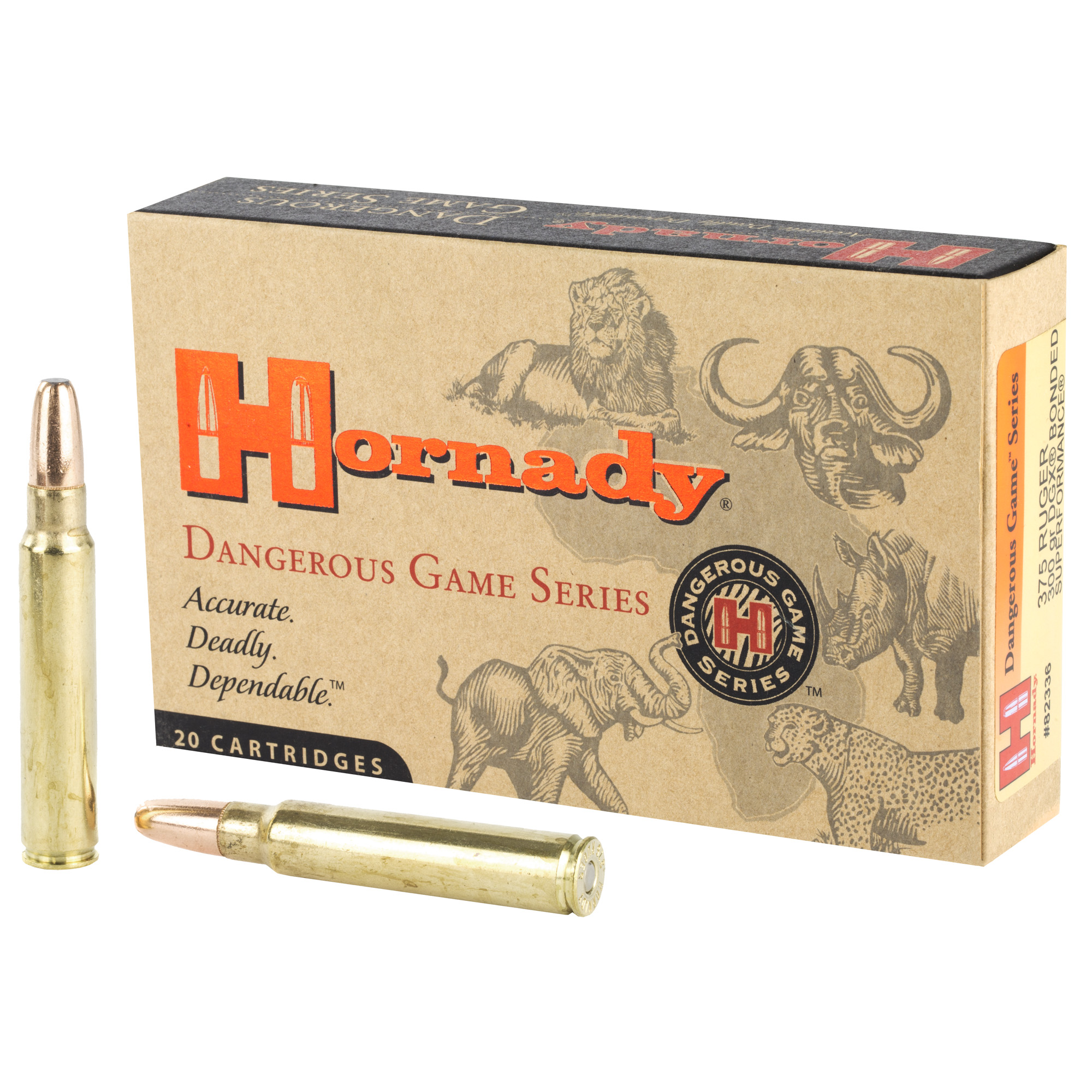 Hornady Dg 375RUG 300GR Dgx Bnd 20/120 DGX Bonded