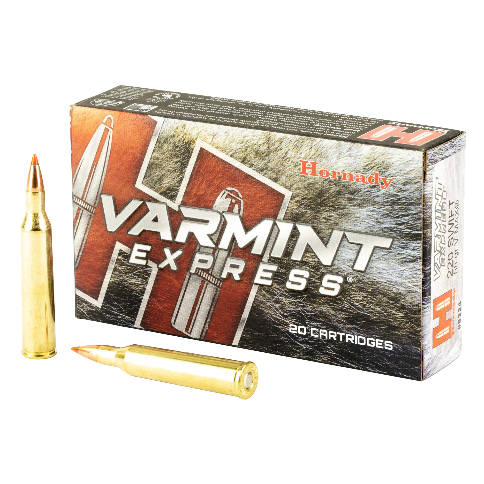Hornady 220 Swft 55GR Vmax 20/200 V-Max