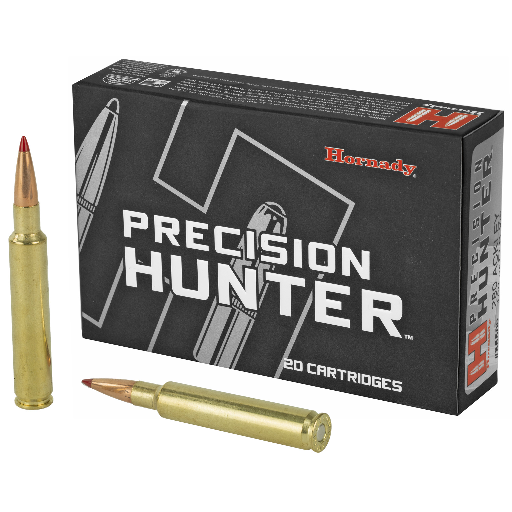 Hornady Ph 280ACKLEY 162G Eld-X 20/200