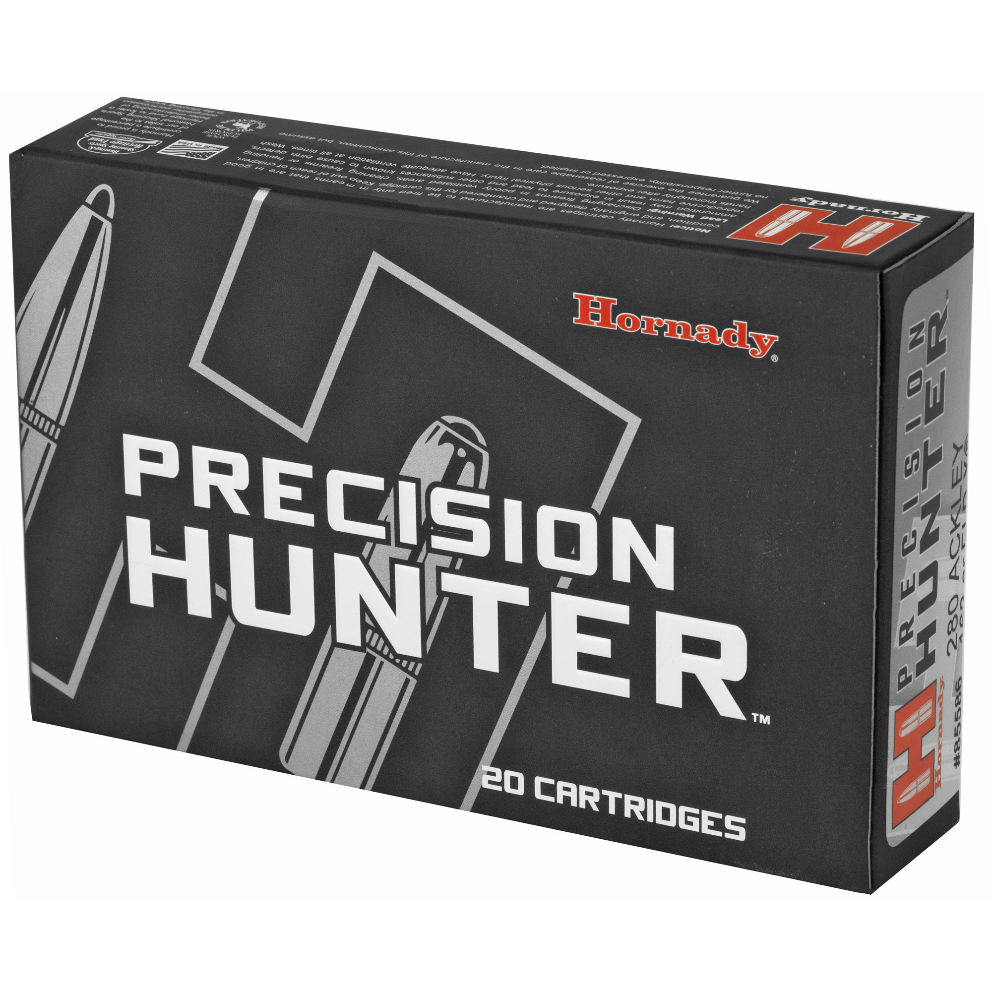 Hornady Ph 280ACKLEY 162G Eld-X 20/200 Hornady Ph 280ACKLEY 162G Eld-X 20/200