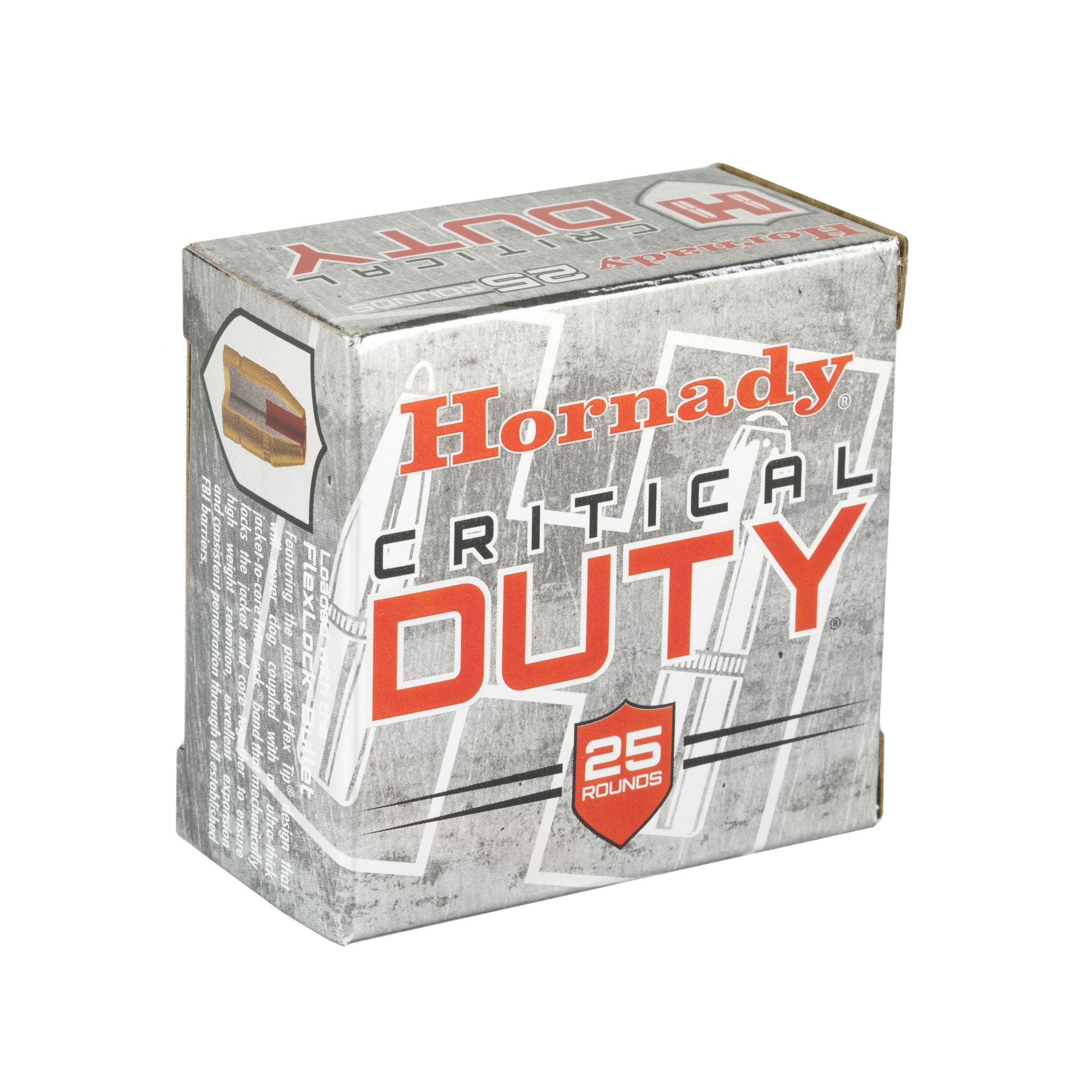 Hornady 9mm+P 124GR Crt Duty 25/250 FlexLock Duty Hornady 9mm+P 124GR Crt Duty 25/250 FlexLock Duty