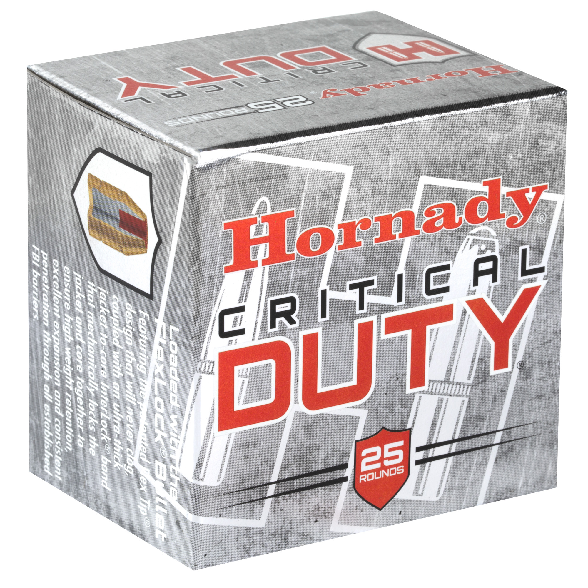 Hornady Critical Duty Handgun Ammo .357 Magazine 135 gr Flex Tip 1275 fps 20/ct Hornady Critical Duty Handgun Ammo .357 Magazine 135 gr Flex Tip 1275 fps 20/ct