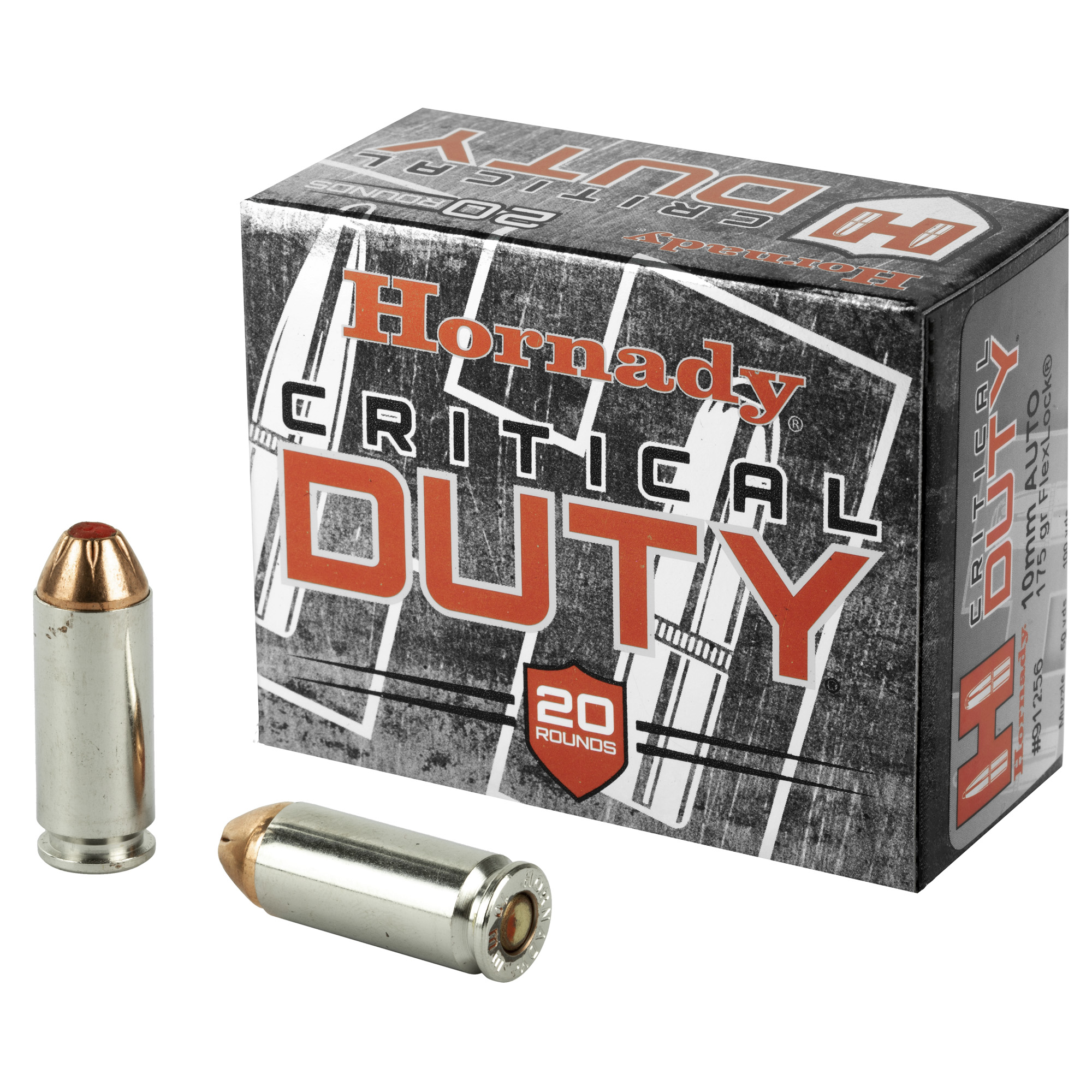 Hornady 10mm 175GR Crt Duty 20/200 FlexLock Duty