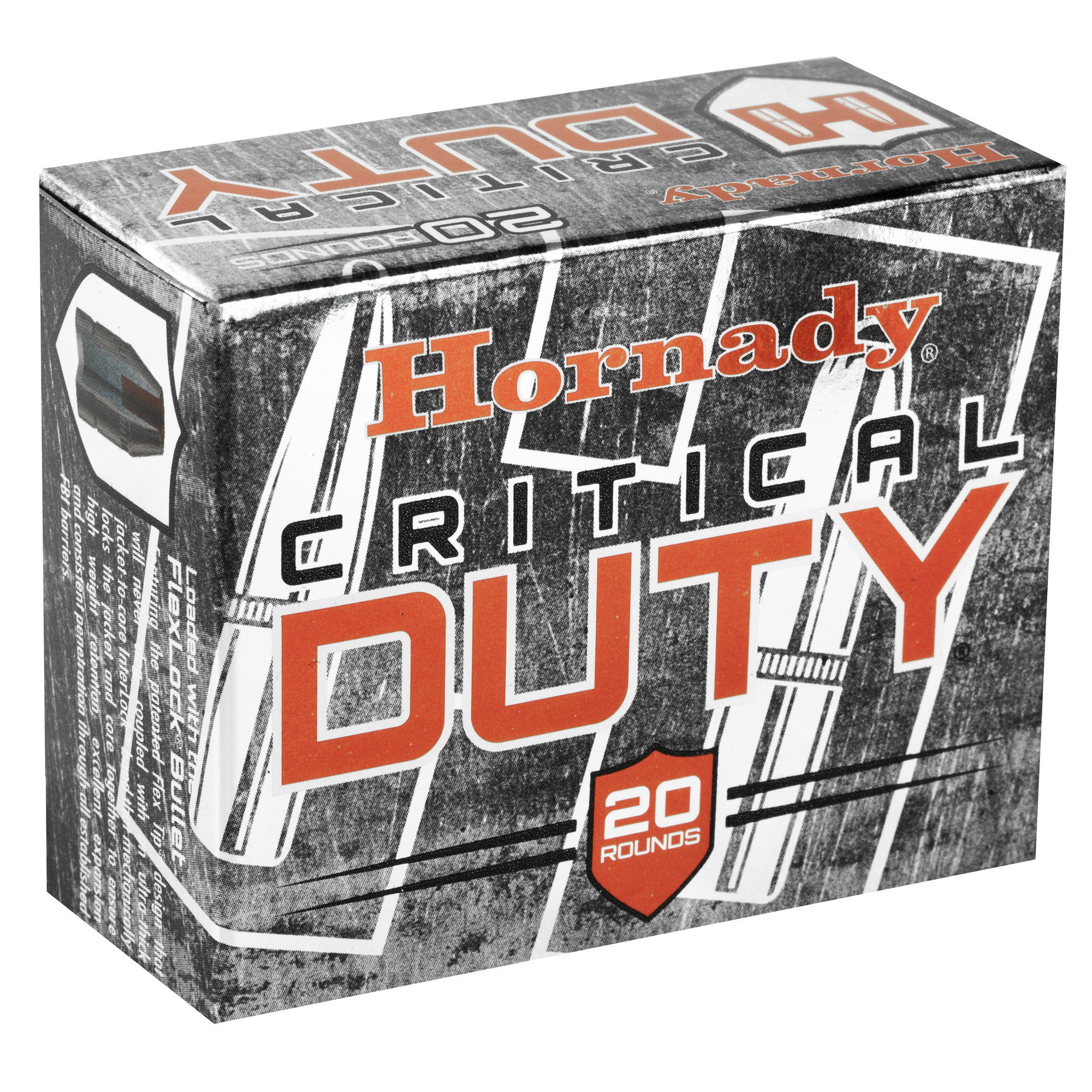 Hornady 10mm 175GR Crt Duty 20/200 FlexLock Duty Hornady 10mm 175GR Crt Duty 20/200 FlexLock Duty