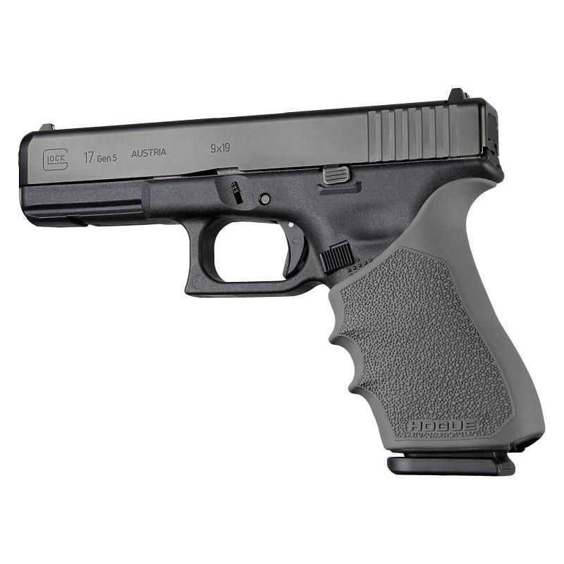 Hogue Inc. Hogue HandAll Beavertail Handgun Grip Sleeve for Glock 17 Gen 1-2-5 Slate Grey