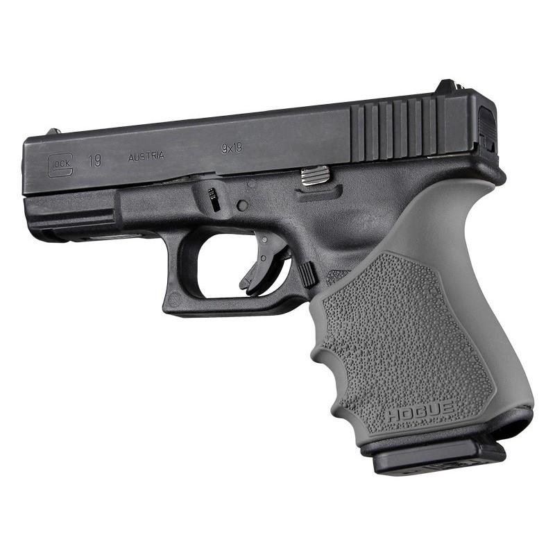 Hogue Inc. Hogue HandAll Beavertail Handgun Grip Sleeve for Glock 19 Gen 3-4 Slate Grey
