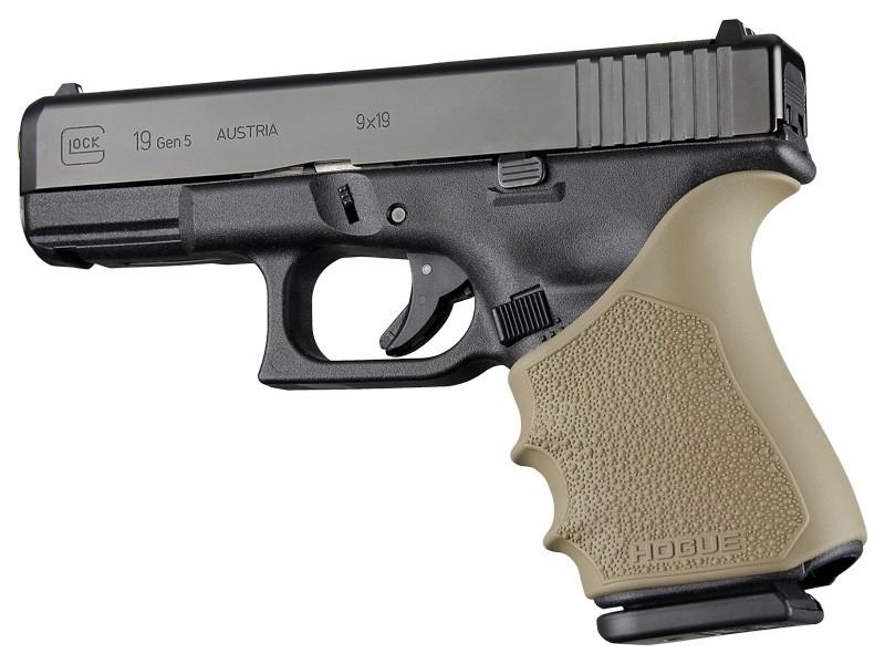 Hogue Inc. Hogue HandAll Beavertail Grip Sleeve Glock 19 23 32 38 Gen 1-2-5 Flat Dark Earth