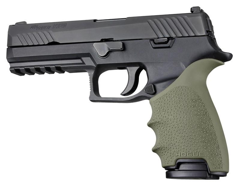 Hogue Inc. Hogue HandAll Beavertail Grip Sleeve Sig Sauer P320 OD Green