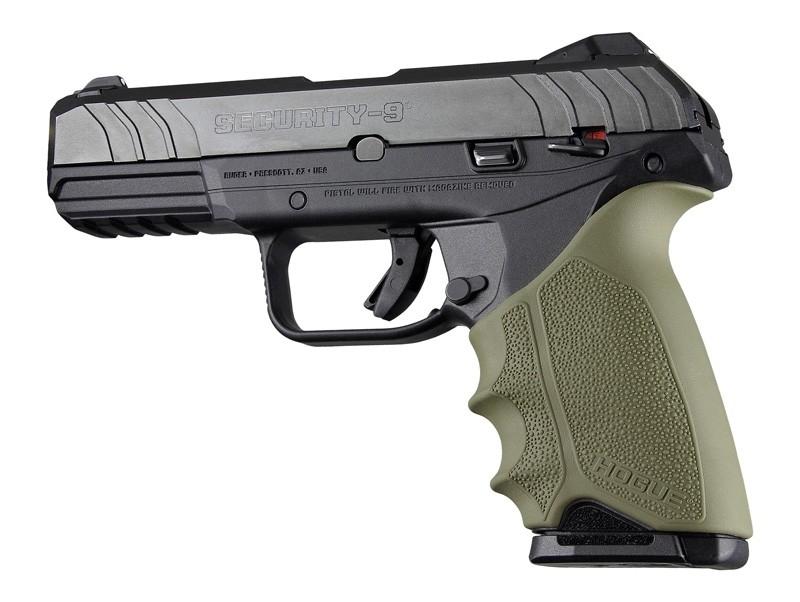 Hogue Inc. Hogue HandAll Beavertail Grip Sleeve Ruger Security 9 OD Green