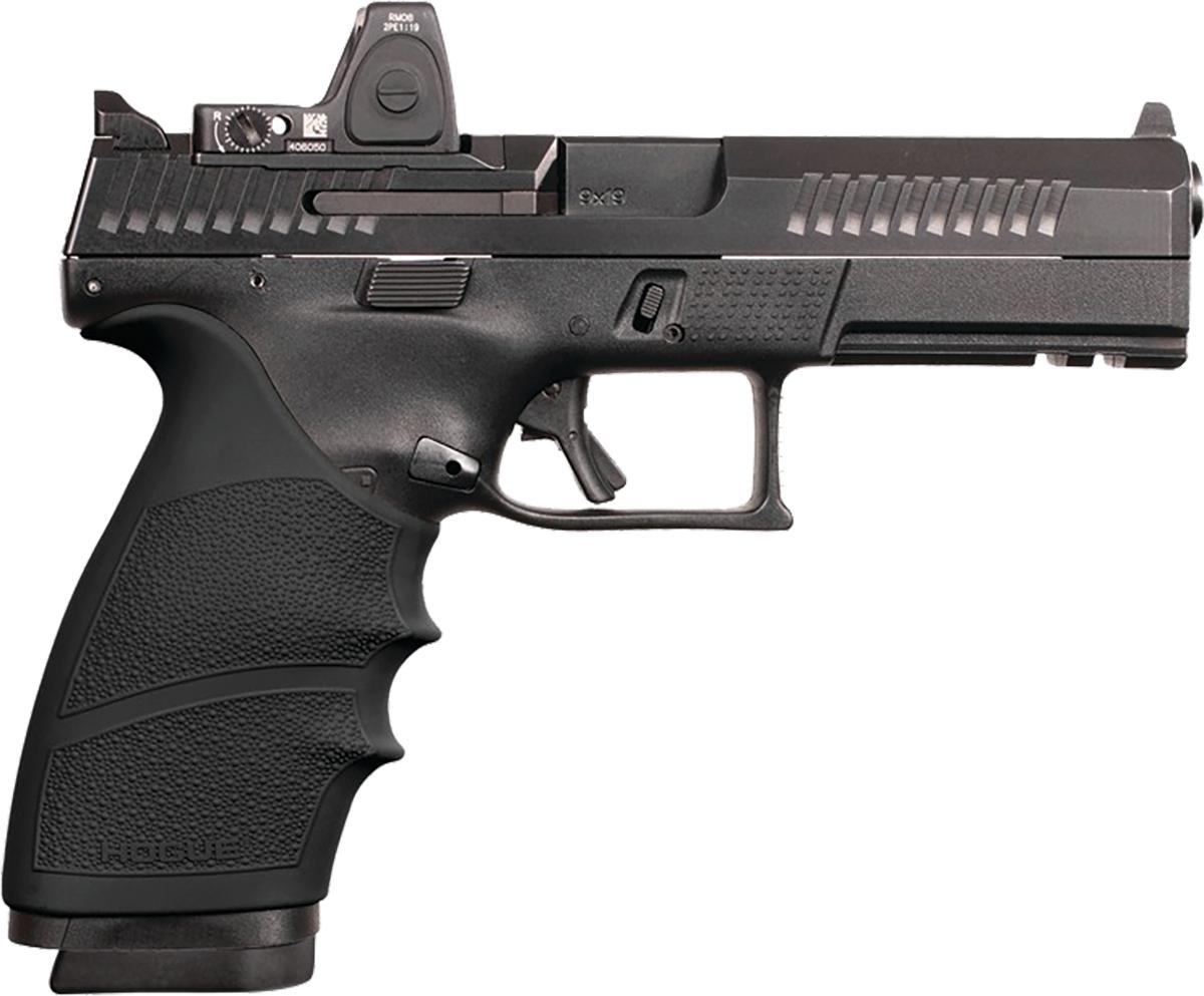 Hogue Inc. Hogue HandAll Beavertail Grip Sleeve CZ P-10 Full Size 9mm - Black