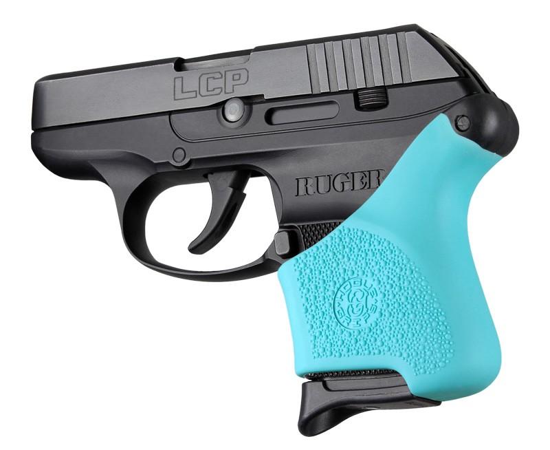 Hogue Inc. Hogue Handall Hybrid Ruger LCP Grip Sleeve-Aqua