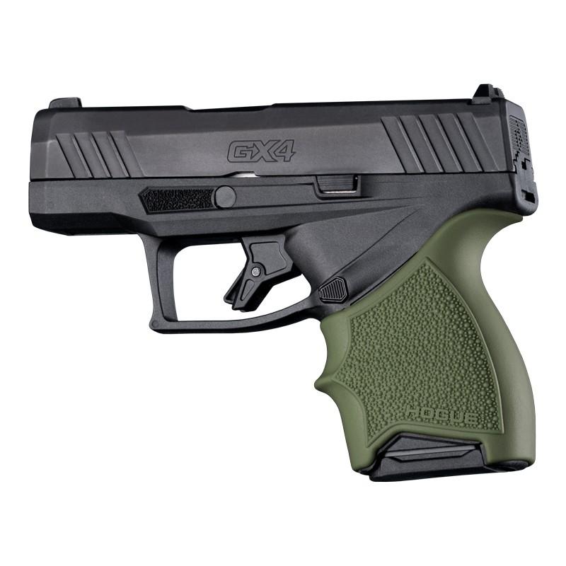 Hogue Inc. Hogue HandAll Beavertail Handgun Grip Sleeve for Taurus GX4/GX4L OD Green