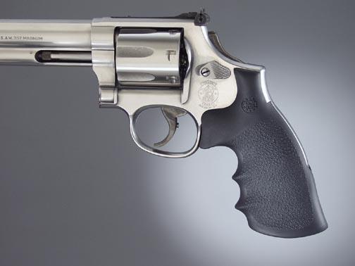 Hogue Inc. Hogue S&W K/L Convertion Kit - Round to Square Butt - Rubber Monogrip