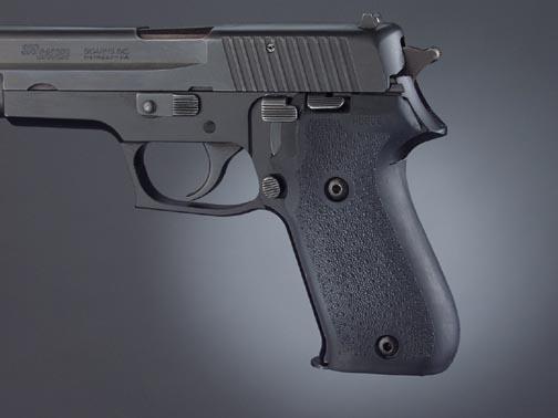Hogue Inc. Hogue SIG Sauer P220 American Rubber Grips Without Finger Grooves