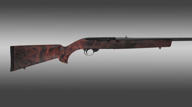 Hogue Inc. Hogue Ruger 10-22 .920" Barrel Red Lava Rubber OverMolded Stock