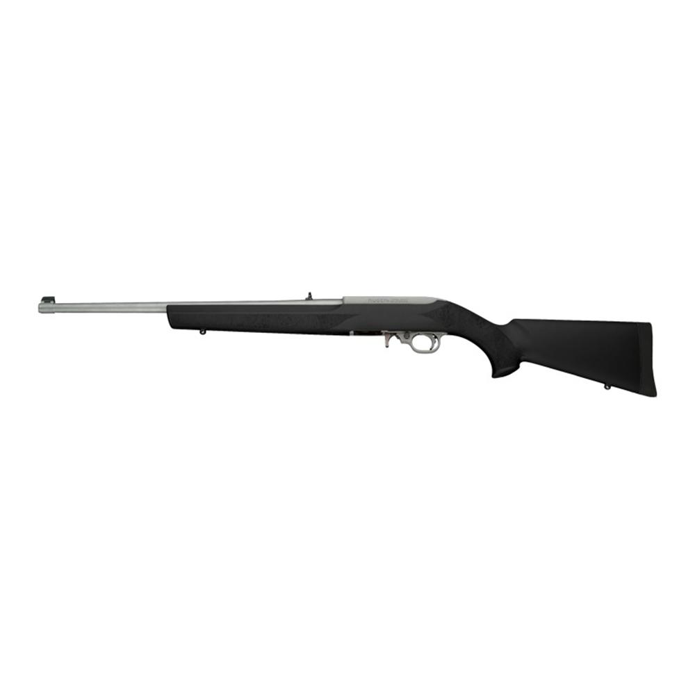 Hogue Inc. Hogue Youth Overmolded Rubber Stock for Ruger 10/22 Standard Barrel Channel Black