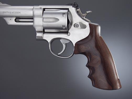 Hogue Inc. Hogue Wood Grip N-Frame Sq Butt Pau Fero W/finger Grooves