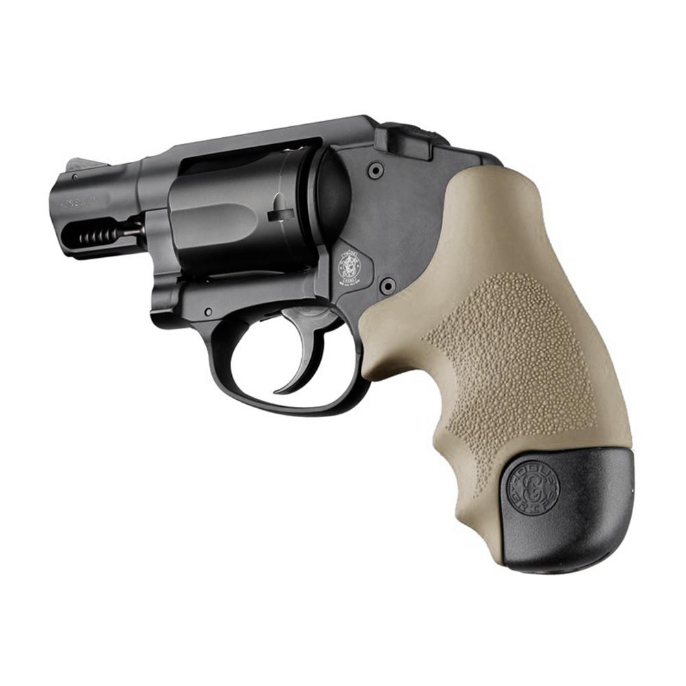 Hogue Overmolded Rubber Tamer Grip S&W Round Butt J-Frame Centennial Revolvers & Polymer M&P Hogue Overmolded Rubber Tamer Grip S&W Round Butt J-Frame Centennial Revolvers & Polymer M&P