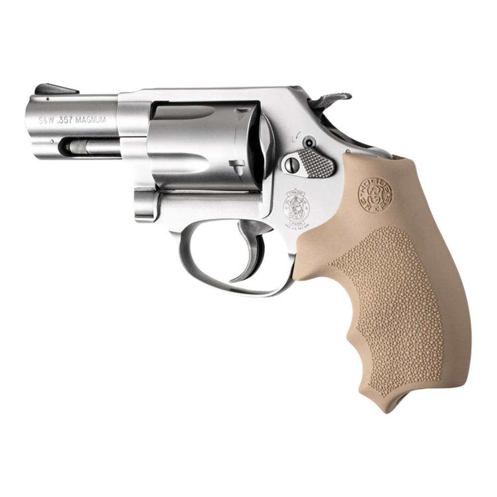 Hogue Inc. Hogue Overmolded Rubber Bantam Grip Closed Backstrap S&W Round Butt J-Frame Revolvers