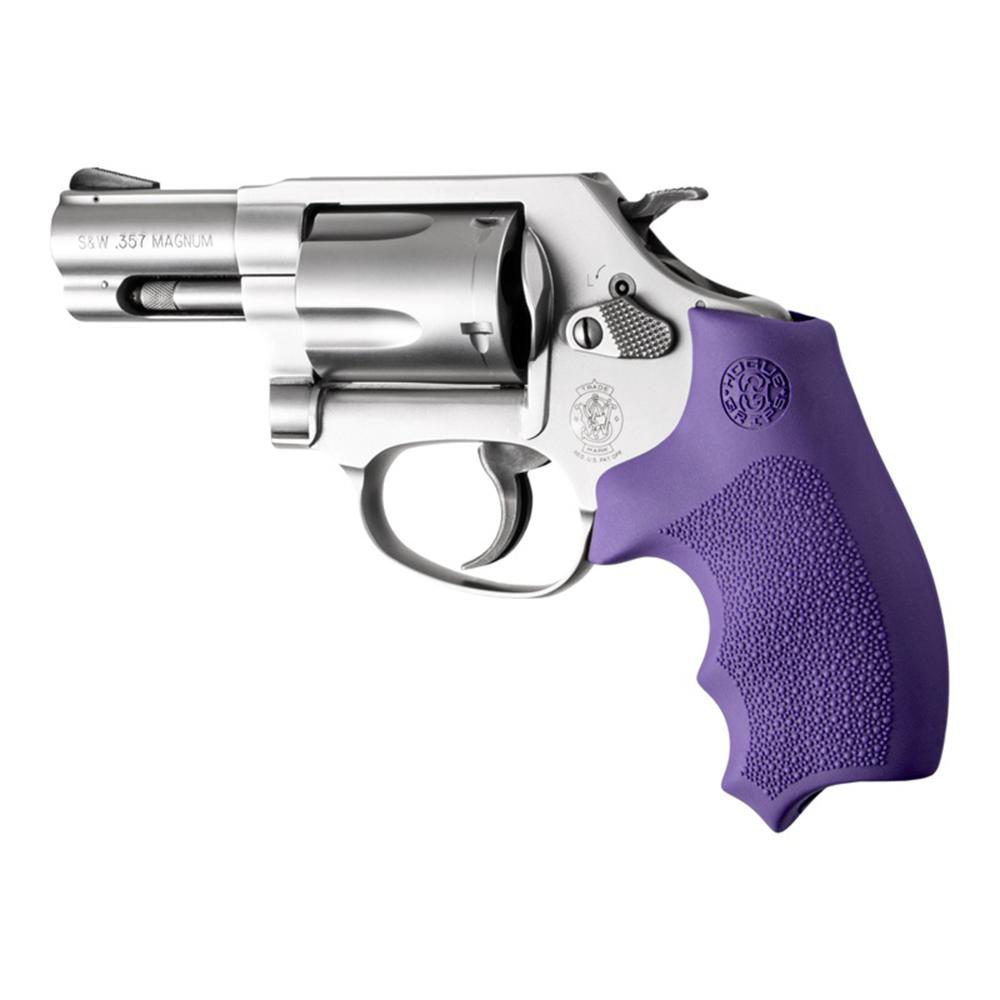 Hogue Inc. Hogue Overmolded Rubber Bantam Grip Closed Backstrap S&W Round Butt J-Frame Revolvers