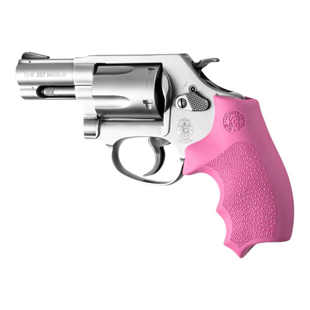 Hogue Inc. Hogue Overmolded Rubber Bantam Grip Closed Backstrap S&W Round Butt J-Frame Revolvers
