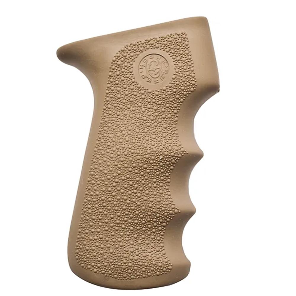 Hogue Inc. Hogue AK-47 Rubber Grips with Finger Grooves - Desert Tan