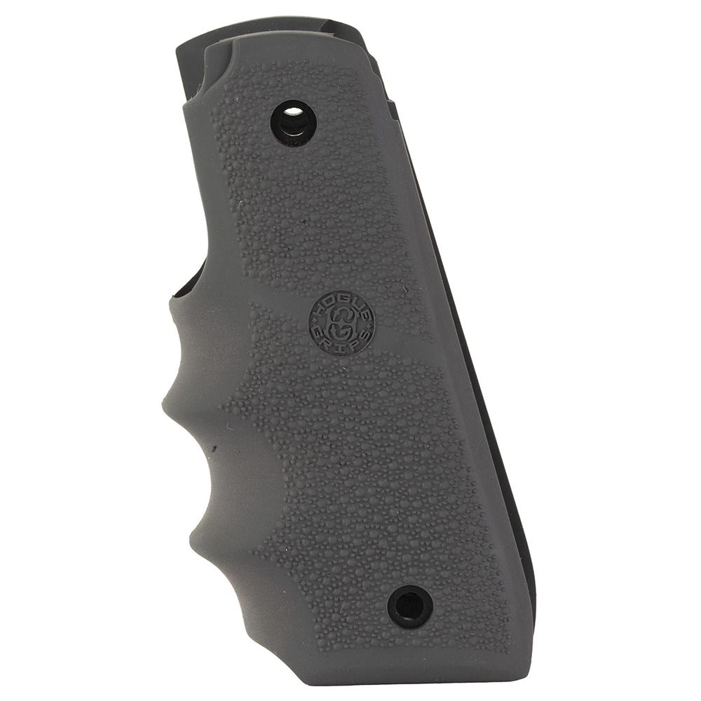 Hogue Inc. Hogue Overmolded Rubber Grip with Finger Grooves for Ruger 22/45 MKIV Slate Grey