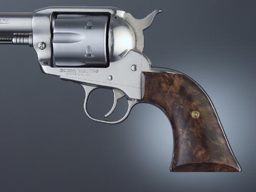 Hogue Inc. Hogue Ruger Blackhawk/Vaquero Walnut Classic Cowboy Action Wood Grips