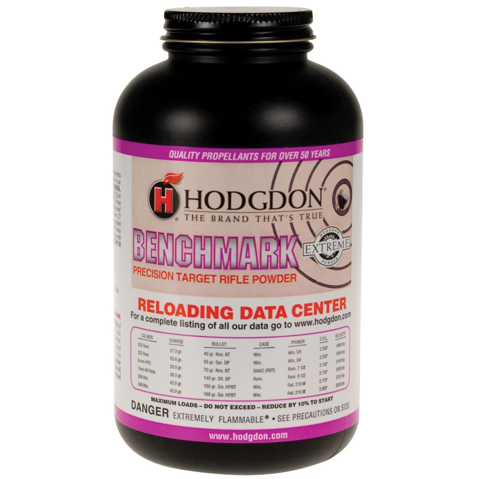Hodgdon Powder Company Inc. Hodgdon Extreme Benchmark Rifle Powder 1 lb