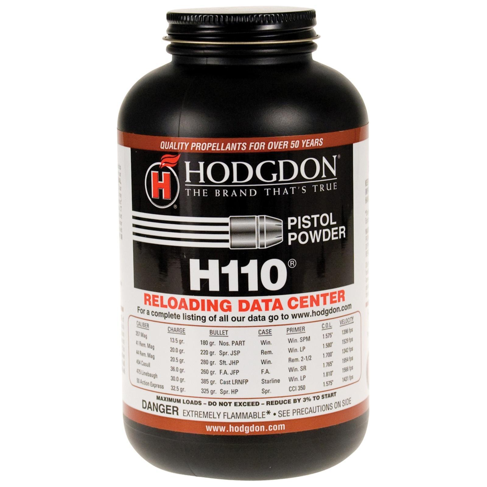 Hodgdon Powder Company Inc. Hodgdon H110 Spherical Shotshell & Handgun Powder 1 lb