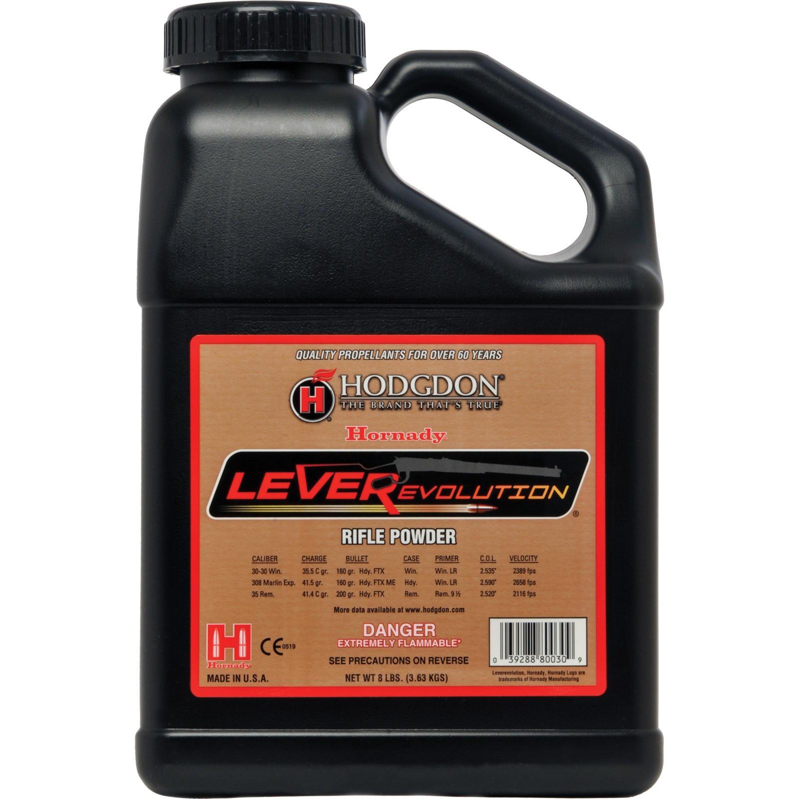 Hodgdon Powder Company Inc. Hodgdon LEVERevolution Spherical Rifle Powder 8 lb