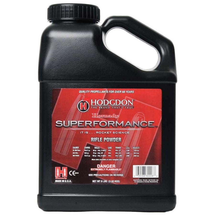 Hodgdon Powder Company Inc. Hodgdon Superformance Spherical Rifle Powder 8 lbs