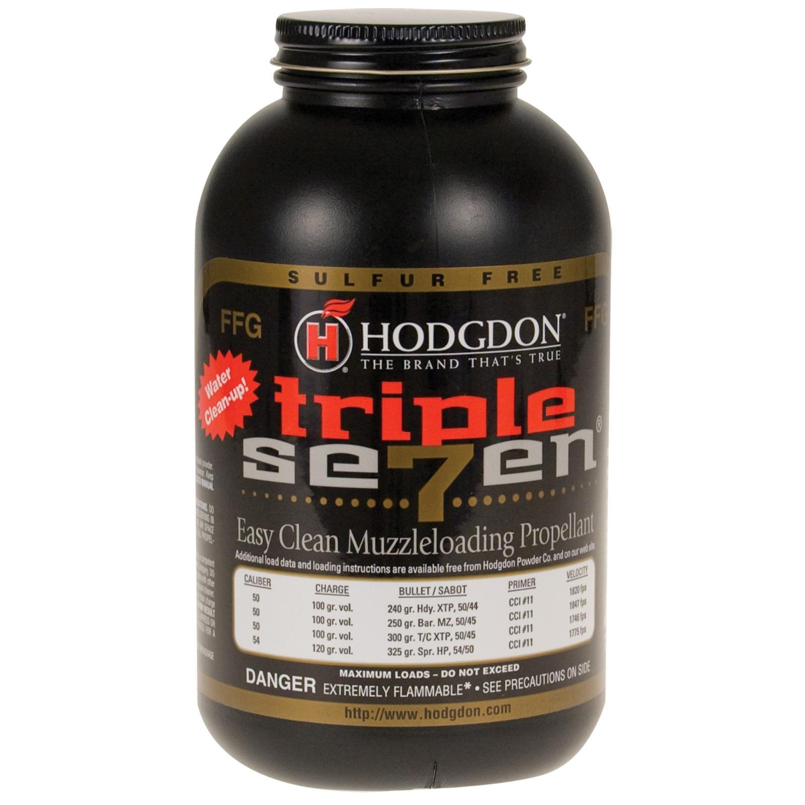 Hodgdon Powder Company Inc. Hodgdon Triple Seven Granular Powder - Muzzleloader FFg 1 lbs 1 lbs