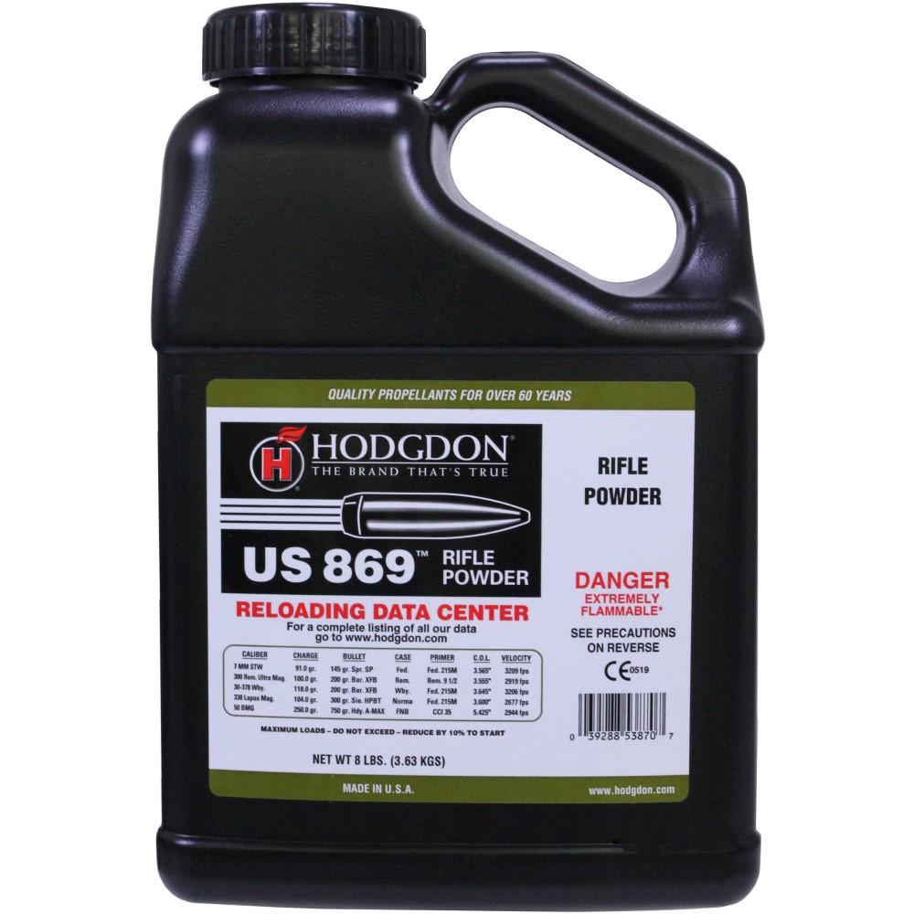 Hodgdon Powder Company Inc. Hodgdon US 869 Spherical Rifle Powder 8 lbs