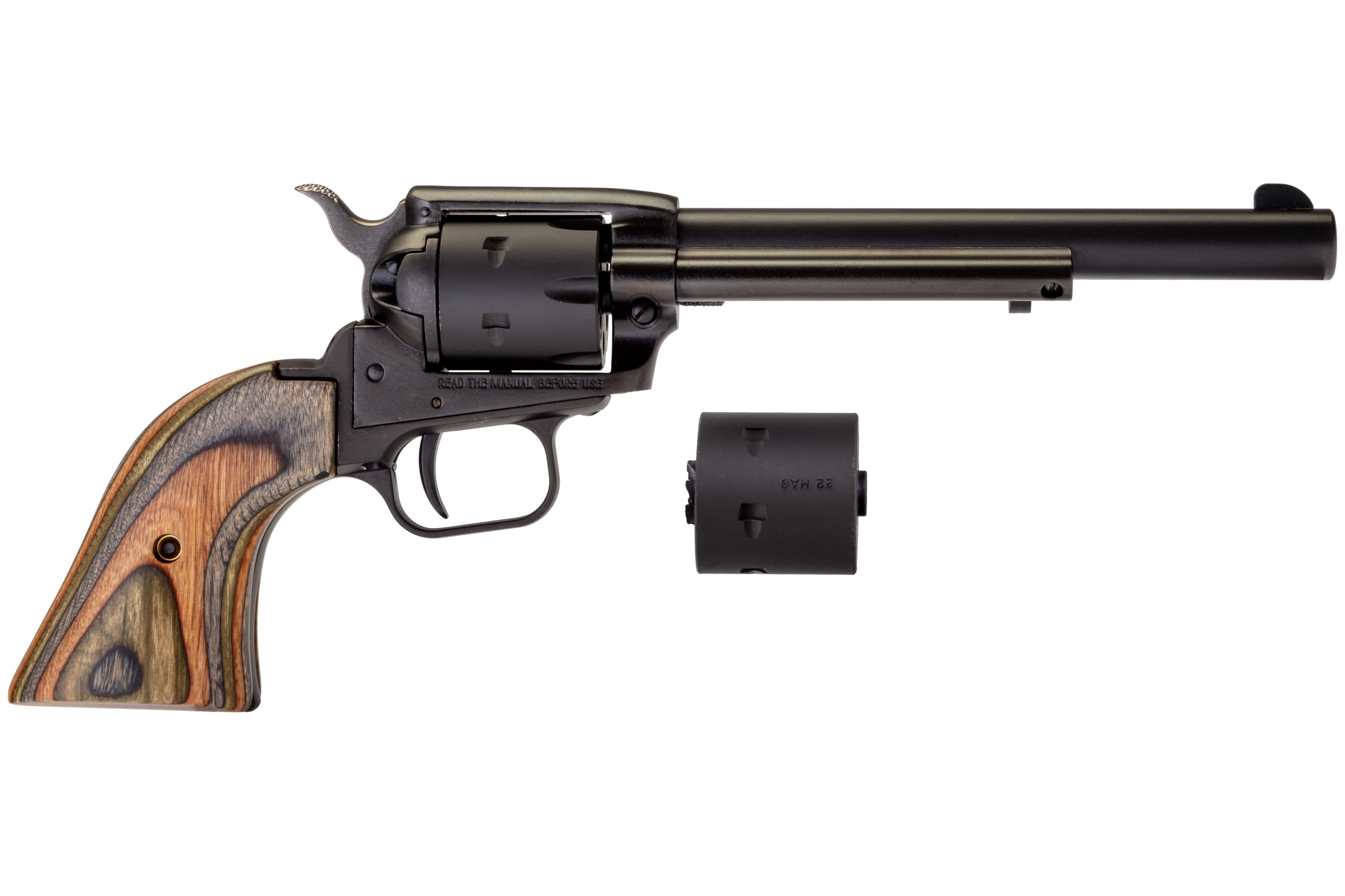 Heritage Manufacturing Heritage 22LR/22M Black/camo Lam 6.5" Fs Revolver