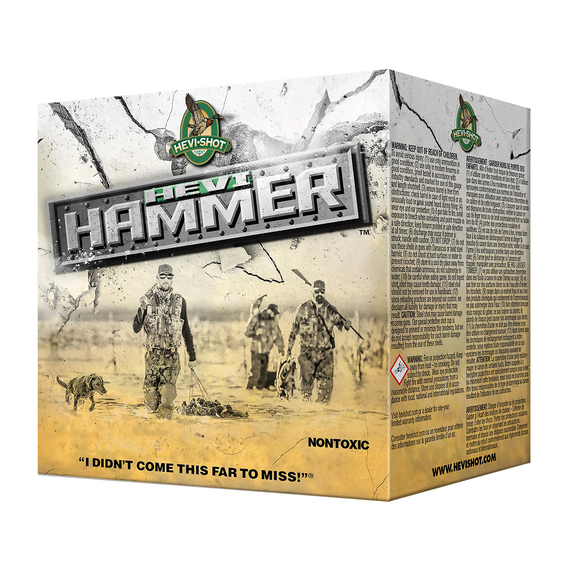 HEVI-Shot HEVI-Hammer Shotshells 12 ga 3" 1-1/4oz 1500 fps #2 25/ct
