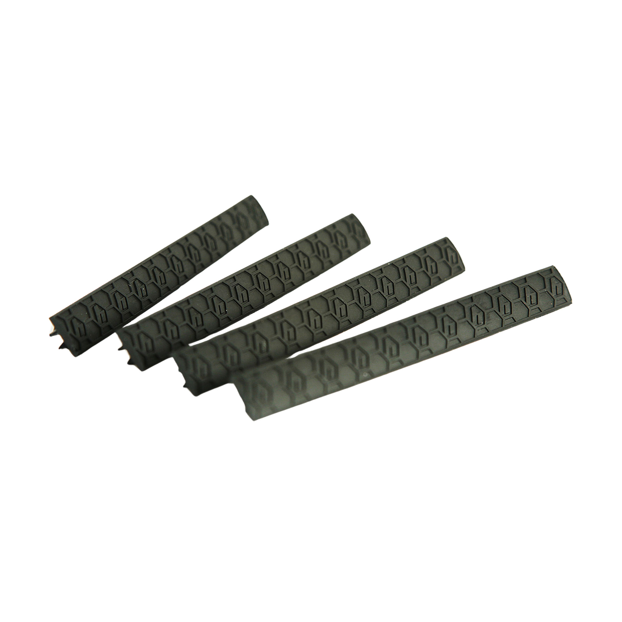 HEXMAG Mlok Wdgelok Slt Cvr 4 Pack Black Rail Panel