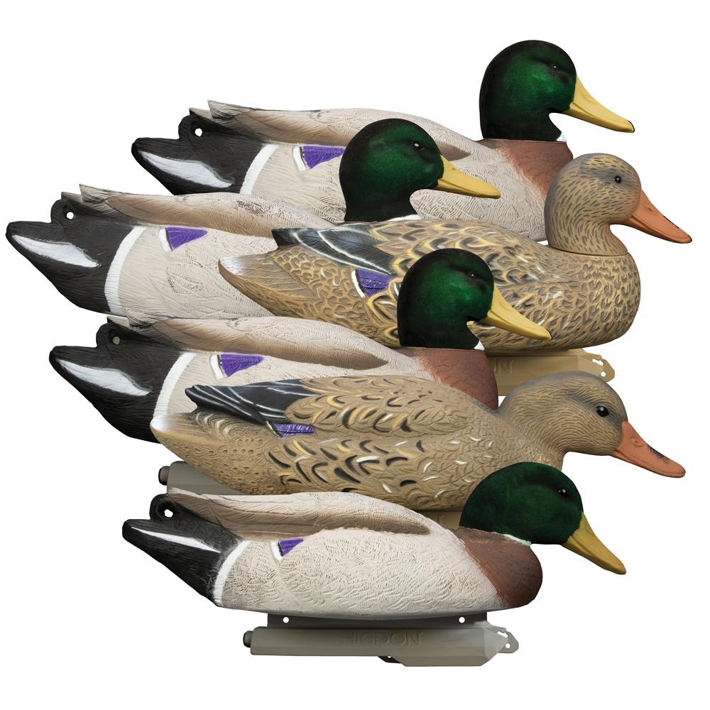 Higdon Outdoors Higdon Battleship Mallard Flocked Heads 6/ct