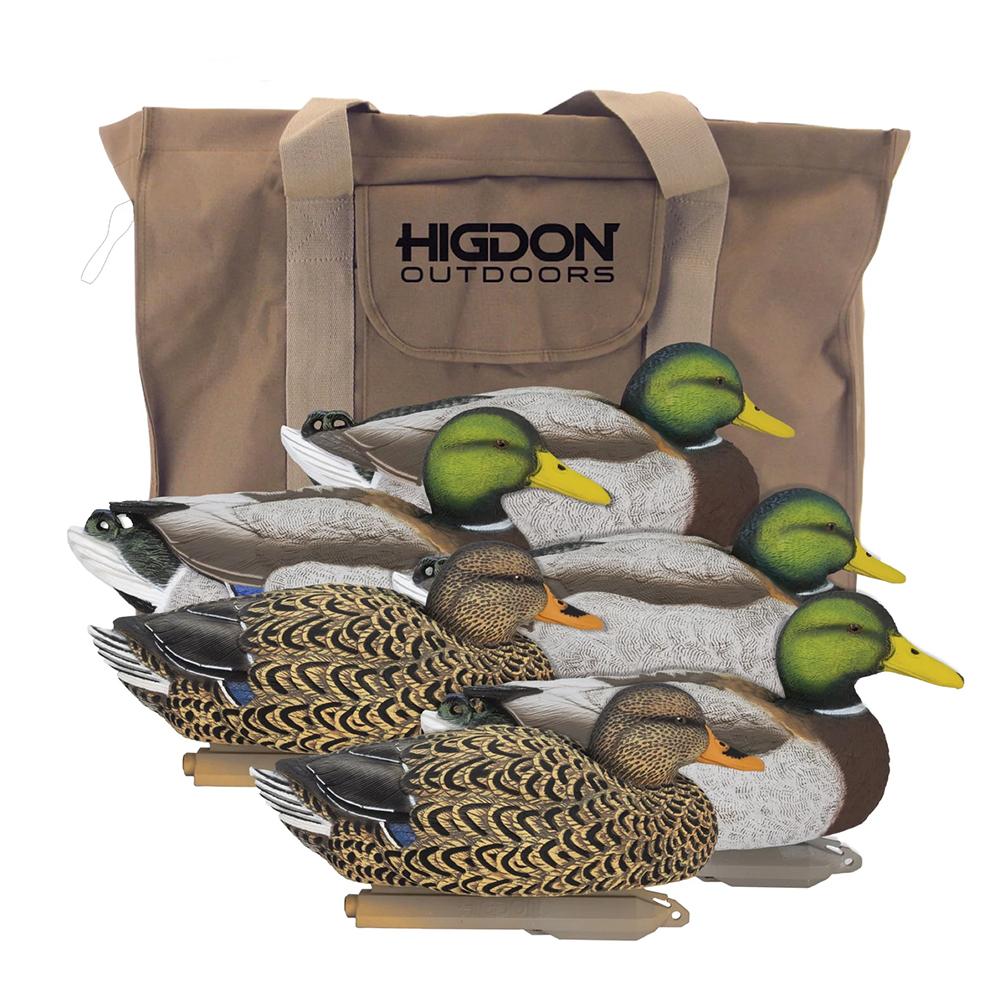 Higdon Outdoors Higdon Legacy Mag Mallard Duck Decoys Magnum 6/ct with Bag