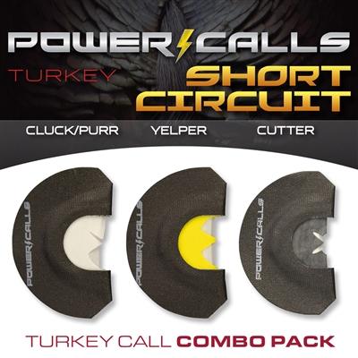 Higdon Outdoors Power Calls Short Circuit Combo Pack (CLUCK/PURR YELPER CUTTER)