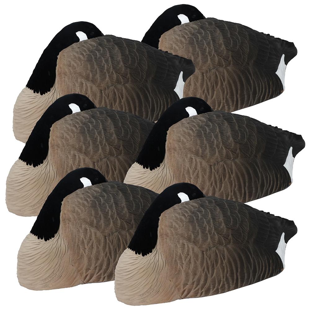 Higdon Outdoors Higdon Goose Decoy Alpha Half Shell Sleeper Canada Flocked Heads (6pk)