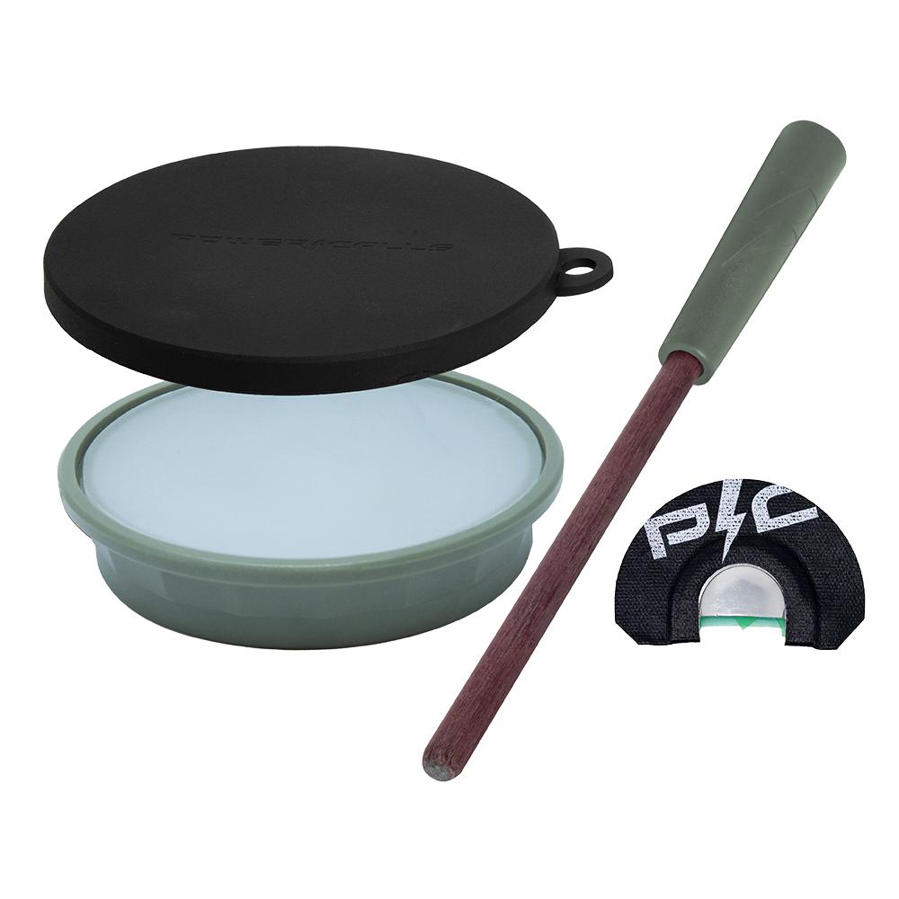 Higdon Outdoors Power Calls Fuel Turkey Call Combo Kit Fuel Crystal Call and Batwing Dome Mouth Call